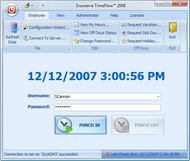 Punch Clock 2005 screenshot